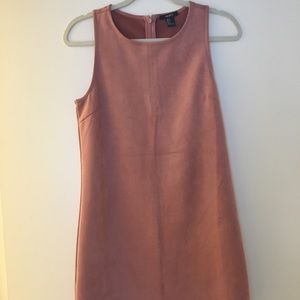 Forever 21 Terra-cotta color suede dress